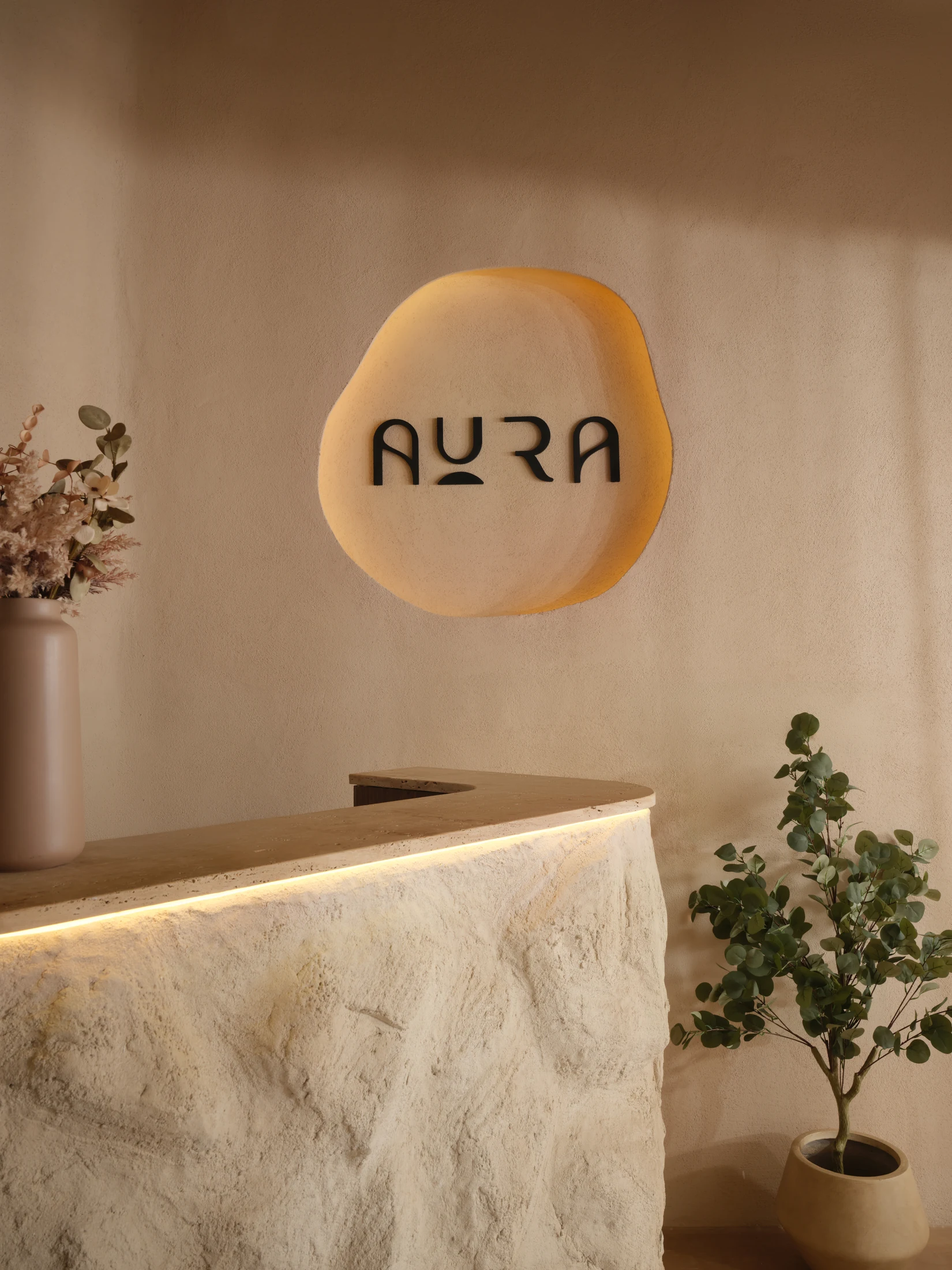 Aura Spa — Accueil, détail