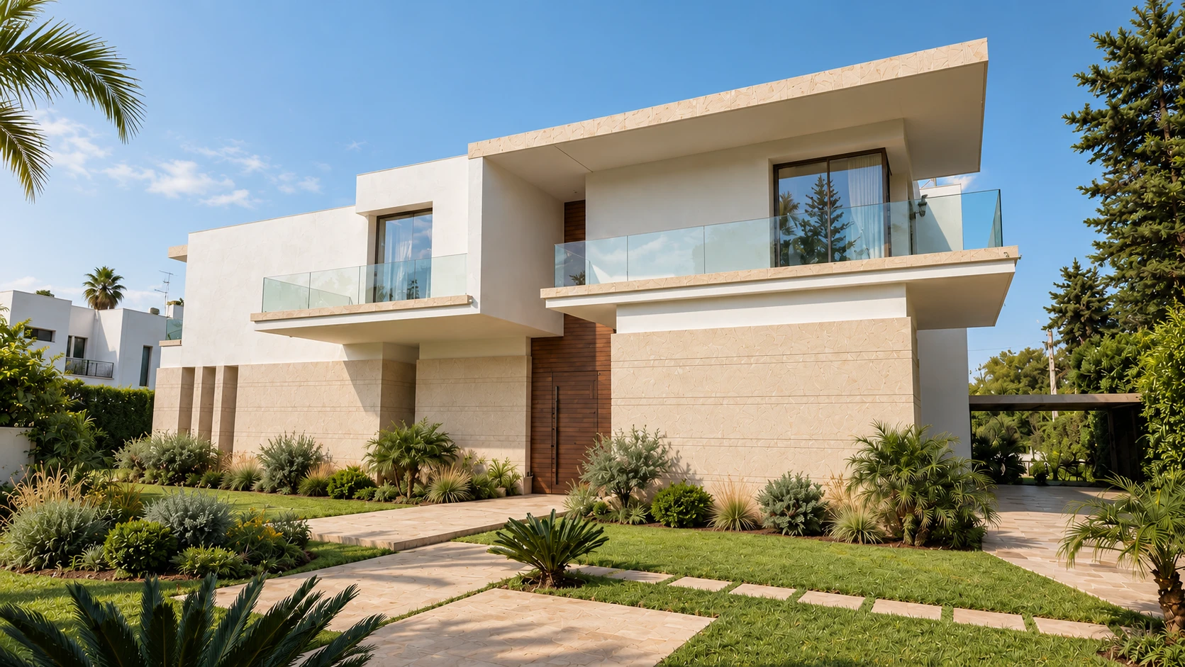 Villa Horizon — Façade en plein jour